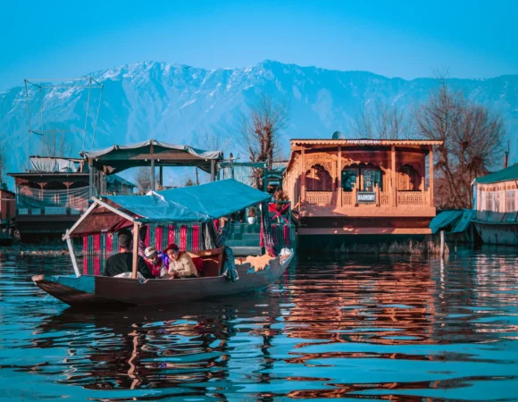 Shikara in Kashmir